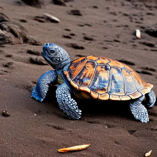 Image similar to Winston Churchill astonished at discovering the first turtle ever in Galapagos, XF IQ4, f/1.4, ISO 200, 1/160s, 8K, RAW, unedited, symmetrical balance, in-frame