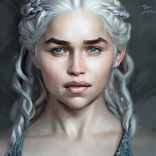 Image similar to full figure ultra realistic illustration, daenerys targaryen, intricate, elegant, highly detailed, digital painting, artstation, concept art, smooth, sharp focus, illustration, art by artgerm and greg rutkowski and alphonse mucha