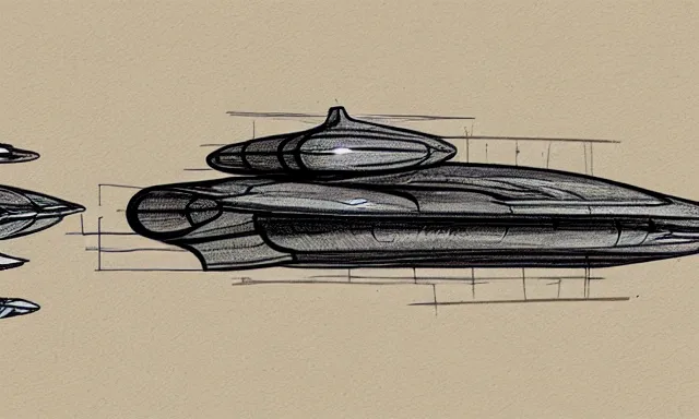 Image similar to spaceship sketches