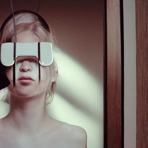 Image similar to “Still from the film ‘Naive Oculus’ by Ryan Trecartin (2013), HD”