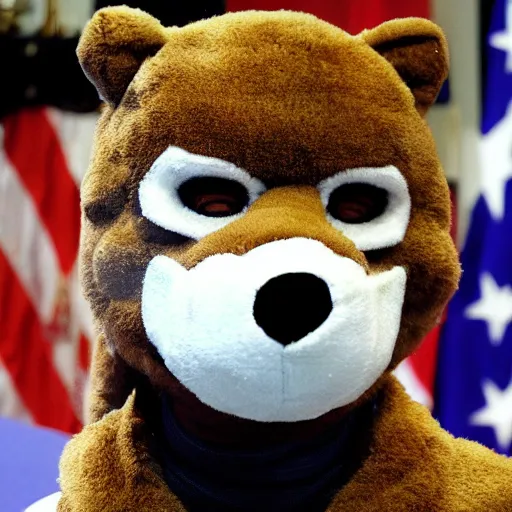 Image similar to obama fursuit