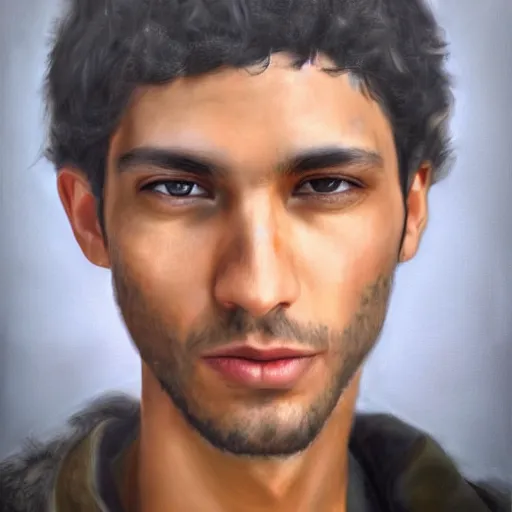 Prompt: omer adam portrait, photorealistic