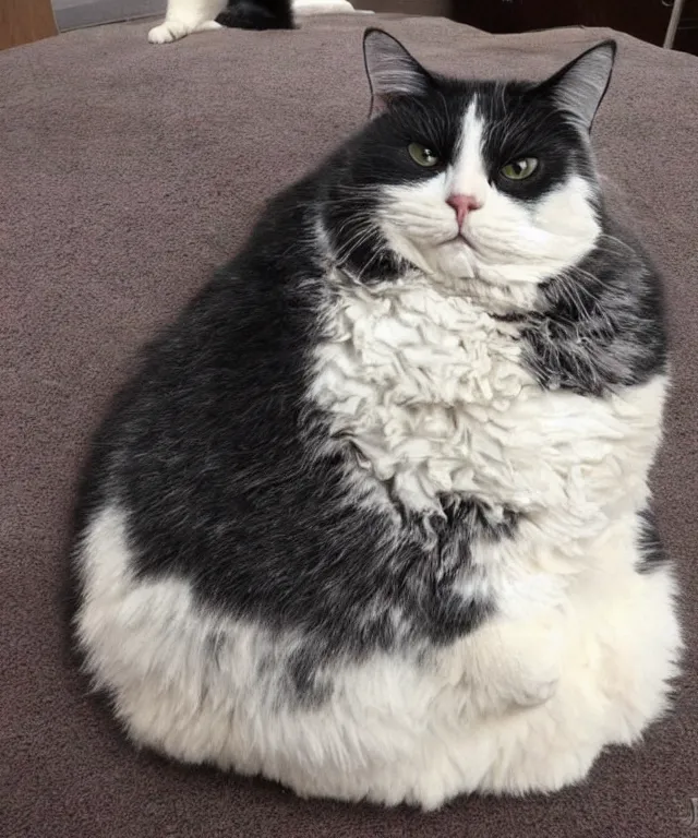 Image similar to the fattest cat alive