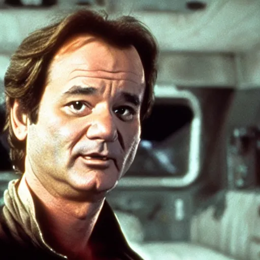 Image similar to bill murray as han solo