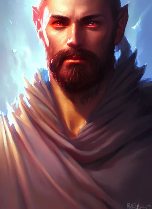 Image similar to a _ fantasy _ style _ portrait _ painting _ of mage oil _ painting _ unreal _ 5 _ daz. _ rpg _ portrait _ extremely _ detailed _ artgerm _ greg _ rutkowski _ greg