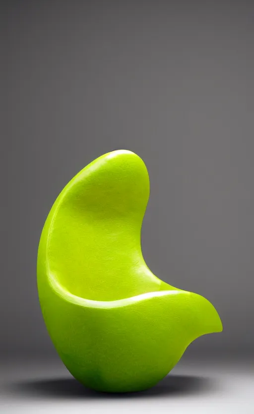 Image similar to an avocado chair, furniture concept photo!!, 8k!!,amazing quality!!