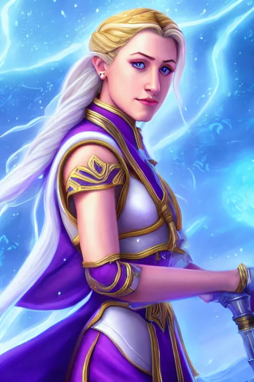 Prompt: Jaina Proudmoore portrayed by Lili Reinhart, HD