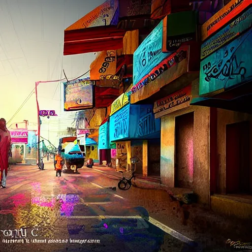 Prompt: Karachi, cinematic, digital art