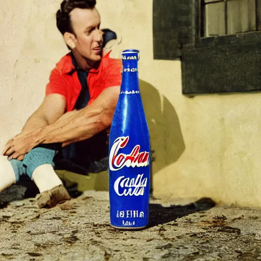 Image similar to a bottle of conka cola, marketing promo photo