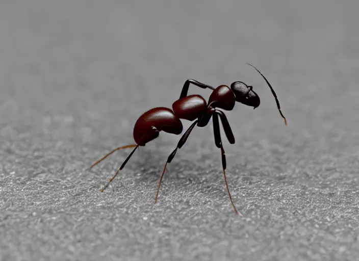 Image similar to a photo of an ant vaping