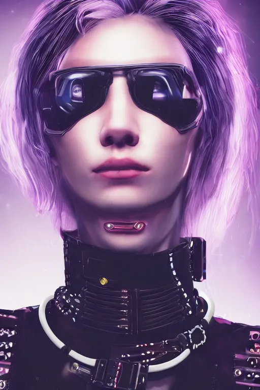 Prompt: detailed realistic female rock star cyberpunk wearing technological collar around neck, realistic, art, beautiful, 4K, collar, choker, collar around neck, punk, artstation, detailed, female, woman, choker, cyberpunk, neon, punk, collar, choker, collar around neck, thick collar, tight around neck, punk,