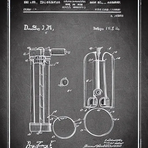 Prompt: Patent illustration for a mechanical apparatus that draws any desired picture