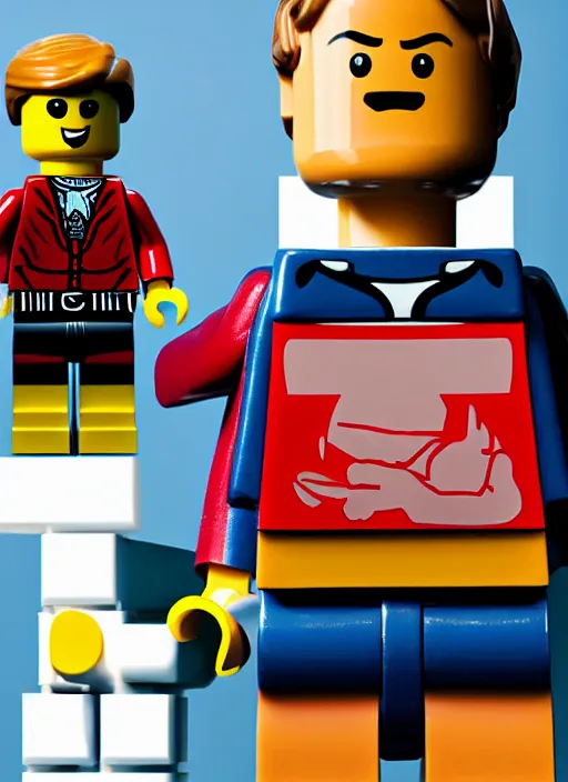 Prompt: Mark Zuckerberg as a Lego figure, LEGO photo, photography,