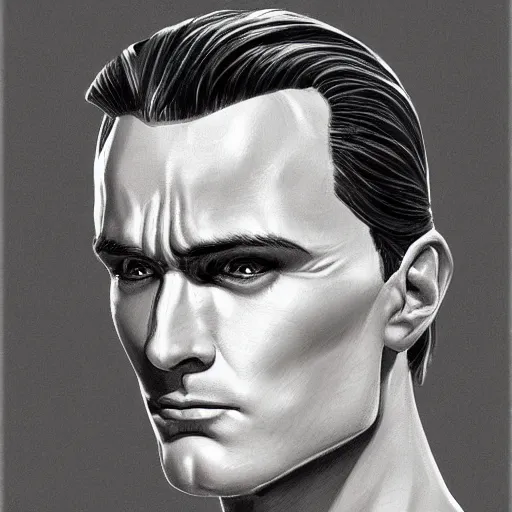 Prompt: Human face, Male, Style of Alex Ross, Highly detailed