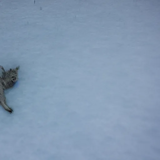 Image similar to A creature occluded by a slightly transparent frosted icesheet