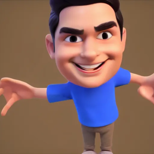 Prompt: Ben Shapiro as a disney character, 3d render, 4k, octane render