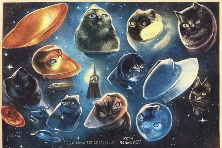 Image similar to star trek cats