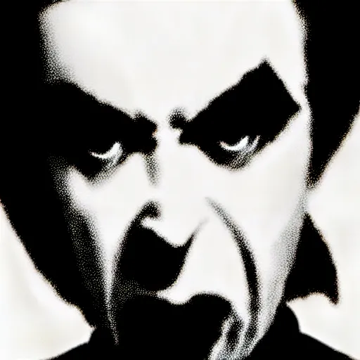 Prompt: a hyper realistic photo of Bela Lugosi in the style of Tim burton