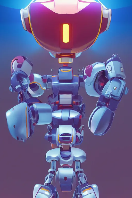 Image similar to metabots medabots medarotto medarot robot minimalist comics, behance hd by jesper ejsing, by rhads, makoto shinkai and lois van baarle, ilya kuvshinov, rossdraws global illumination ray tracing hdr radiating a glowing aura