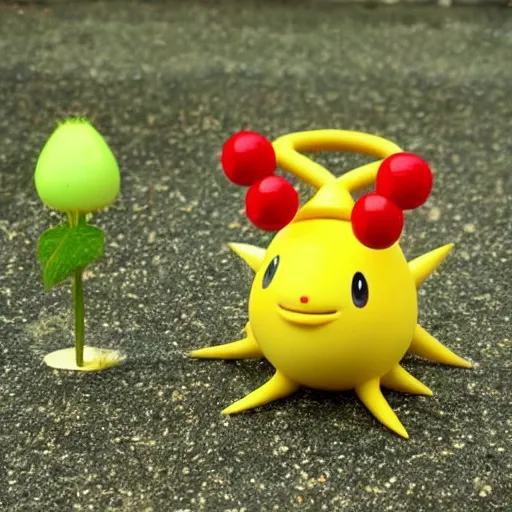 Image similar to bellsprout and primeape hybrid pokemon