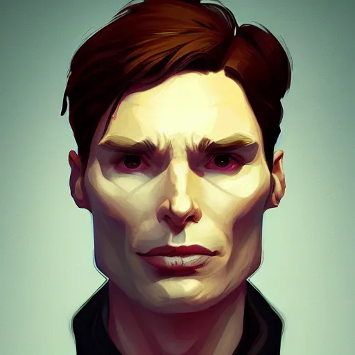 Prompt: Portrait of Cillian Murphy as the Reaper, mattepainting concept Blizzard pixar maya engine on stylized background splash comics global illumination lighting artstation lois van baarle, ilya kuvshinov, rossdraws