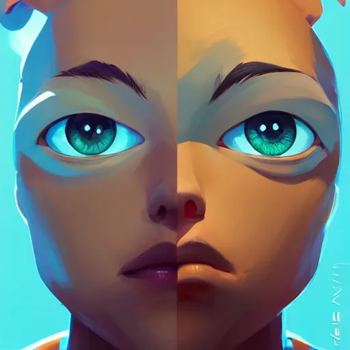 Image similar to face icon stylized minimalist sony playstation 4, loftis, cory behance hd by jesper ejsing, by rhads, makoto shinkai and lois van baarle, ilya kuvshinov, rossdraws global illumination