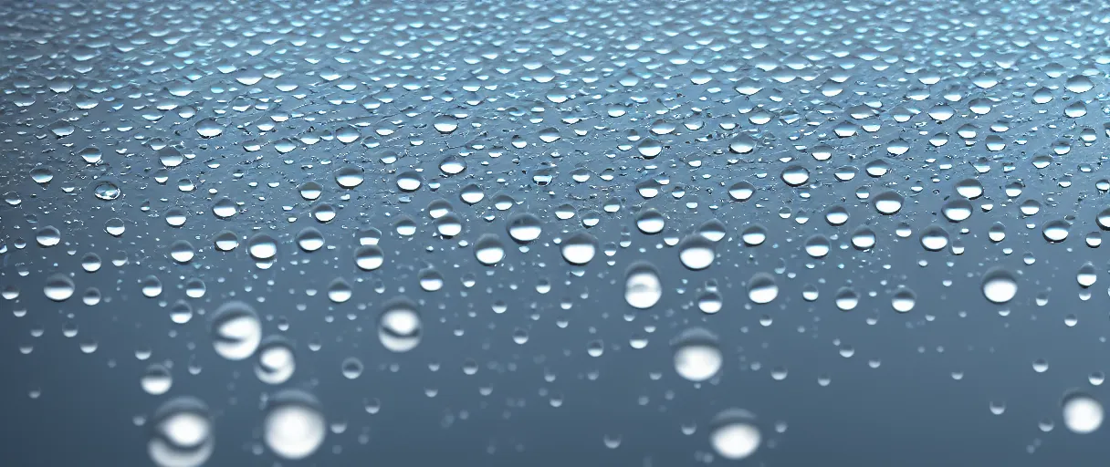 Prompt: water droplets reflected, 3 d octane render, reflective, raytracing, dynamic lighting, focus