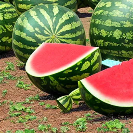 Prompt: how watermelon grows