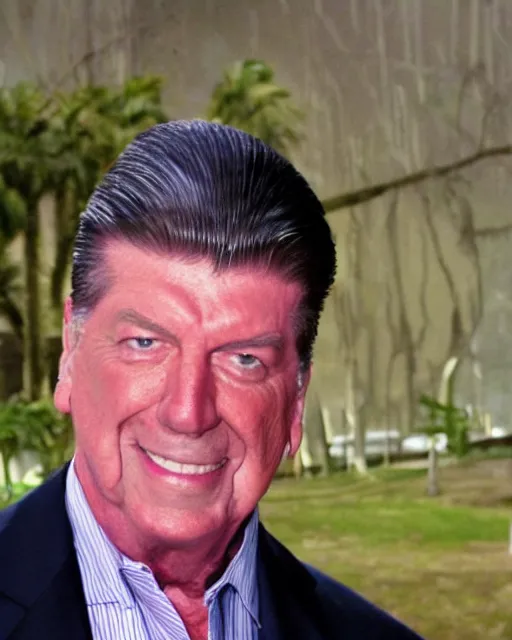 Prompt: vince k mcmahon. photographic, photography