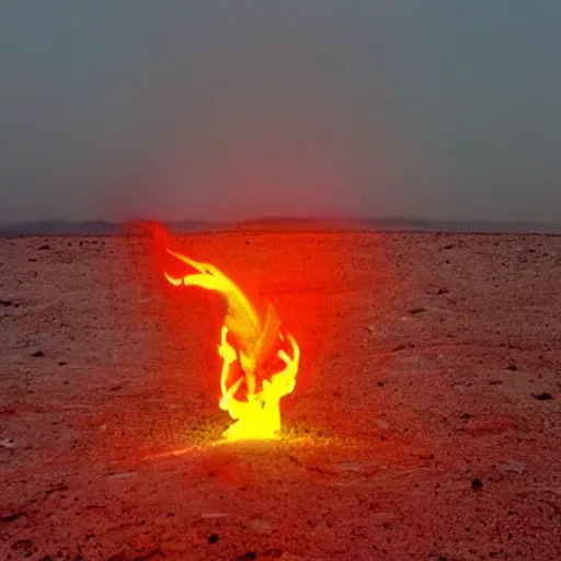 Image similar to the Moon is on fire