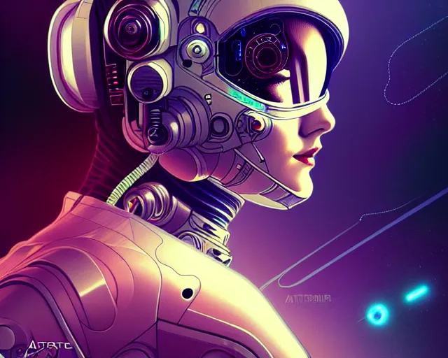 Prompt: psychoslayer, woman astronaut, intricate abstract. cyberpunk, being entered by machine, portrait, highly detailed, deep focus, elegant, digital painting, smooth, sharp focus, illustration, ultra realistic, 8 k, art by artgerm and alphonse mucha