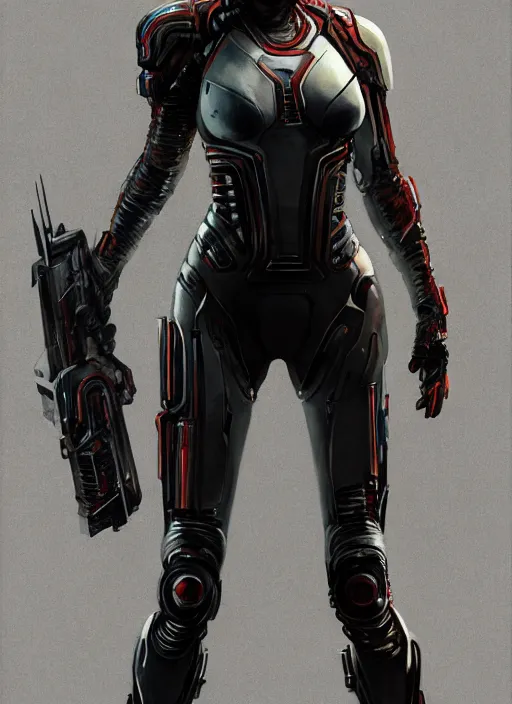 Image similar to margot robbie as victor stone, full body concept, cyborg, borg, strogg, face of a man, terminator, flesh, quake strogg, doom demon, wolfenstein, monstrous, powerful, symmetry, symmetrical, concept art by ruan jia and greg rutkowski