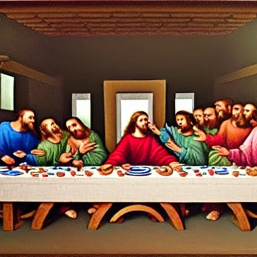 Image similar to last supper