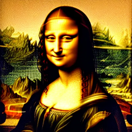 Image similar to the mona lisa