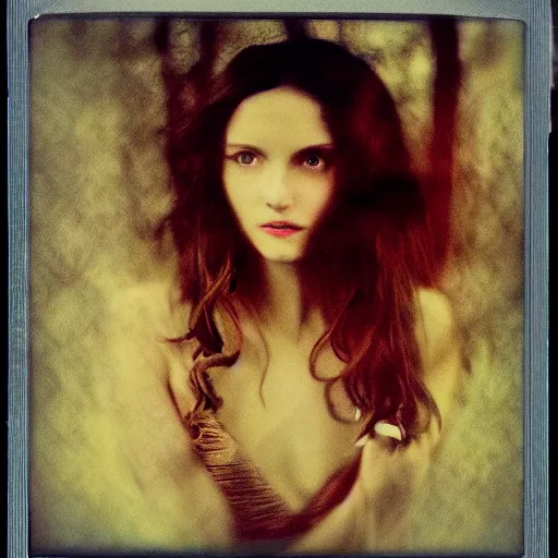 Prompt: polaroid by mucha, sharp focus, elegant, render, octane, detailed, award winning photography, masterpiece, rim lit