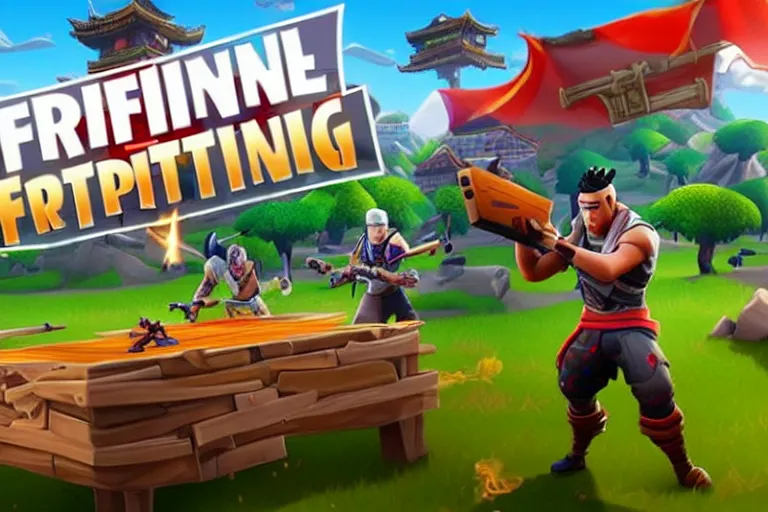 Prompt: xi jin ping playing fortnite