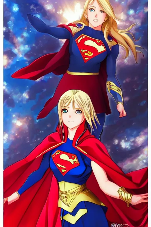 Cloud surfing redraw (Supergirl Anime style) [OC] | Scrolller