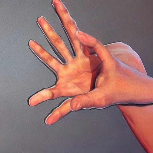 Image similar to human hand, 5 fingers, intricate, highly detailed, photorealistic,