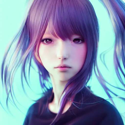 Prompt: photorealistic dramatic liquids anime girl render, detailed face, colorful, atmosphere cinematic, by wlop, by ilyu kuvshinov, soft shadows, be concept art, super detailed, vfx, houdini, 8 k, super realistic, ufotable studio art style, global illumination, trending in pixiv, dramatic color, ray tracing, god rays