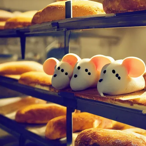 Image similar to mouses working in a bakery