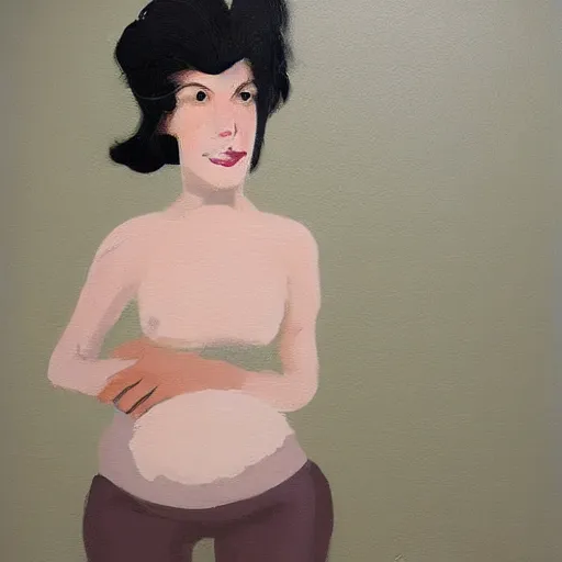 Image similar to hedgehog lady in the style of michael carson