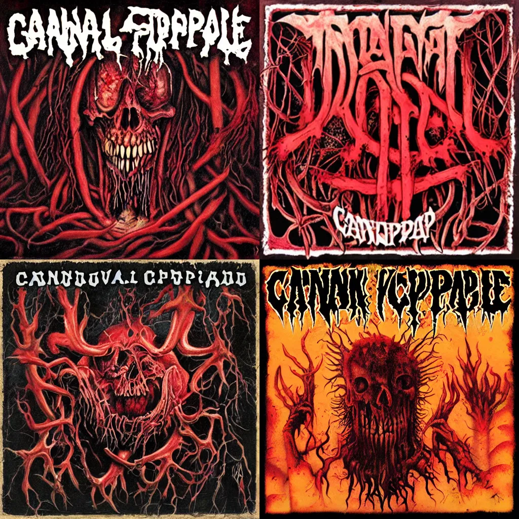 Prompt: Cannibal corpse album