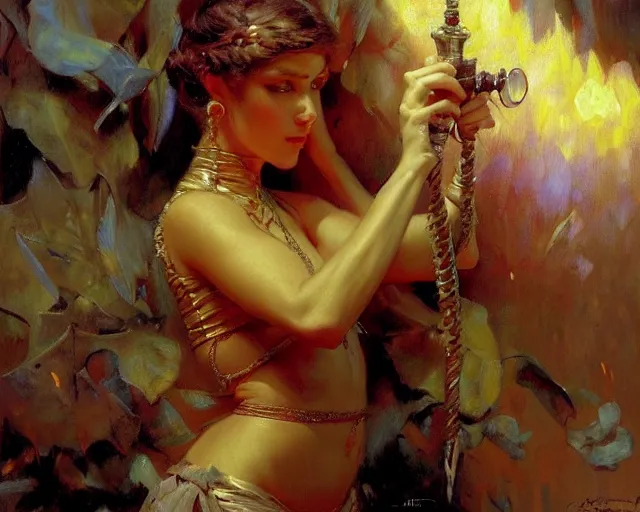 Image similar to the art of painting. highly detailed painting by gaston bussiere, craig mullins, j. c. leyendecker 8 k