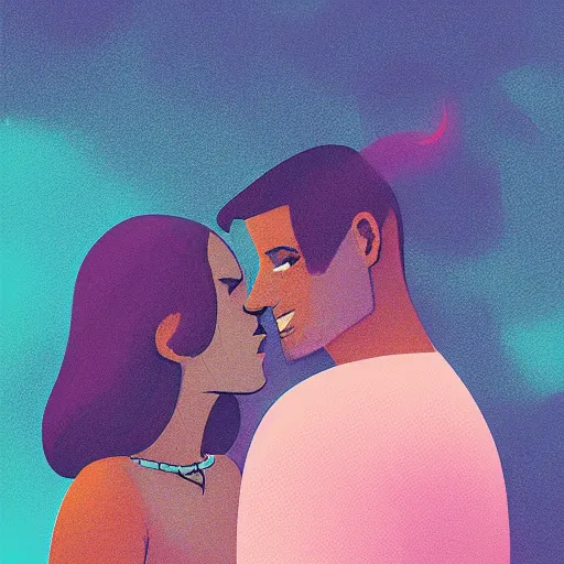 Prompt: unconditional love by James Gilleard