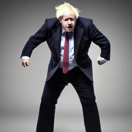 Image similar to boris johnson as marvel super villain, photorealistic, villain, 8 k