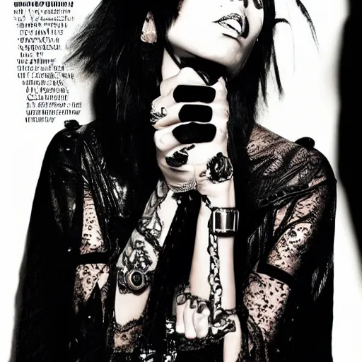 Image similar to Punk girl by Mario Testino