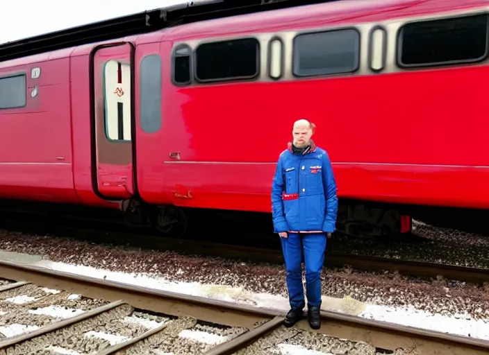 Image similar to train driver of the Russian Railways