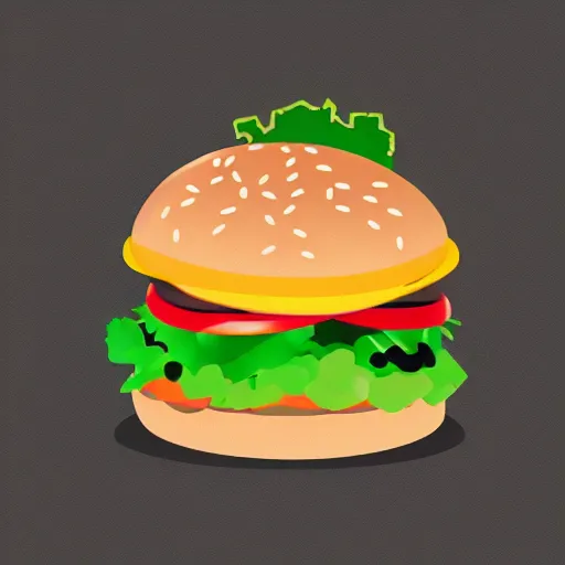 Image similar to hamburger, black and white, adobe illustrator art