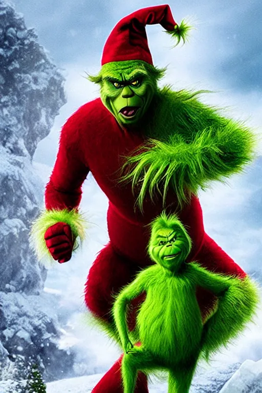 Prompt: The Grinch is Ironman