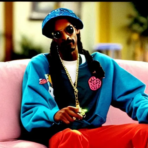 Image similar to a tv still of Snoop Dogg starring in The Fresh Prince of Bel-Air (1990)